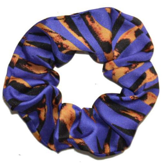 Chouchou Zébra bleu violet