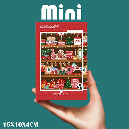 Mini Puzzle Christmas Shelf 96 pièces