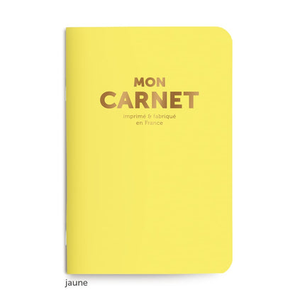 Carnets de poche colorés (couleur au choix)