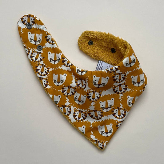 Mini bavoir Tigres et lions