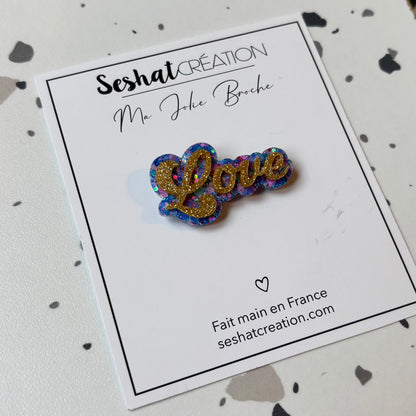 Broche Love n°3
