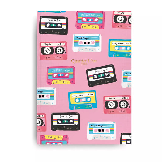 Carnet ligné A5 Mix Tape