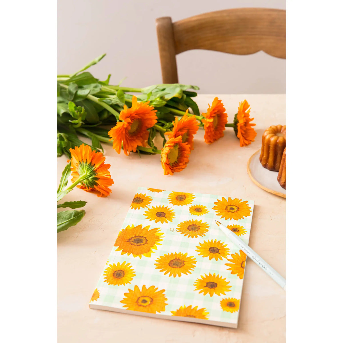 Carnet ligné A5 Tournesols
