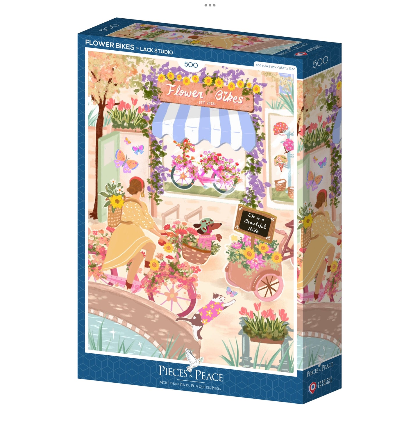 Puzzle Flower bikes 500 pièces