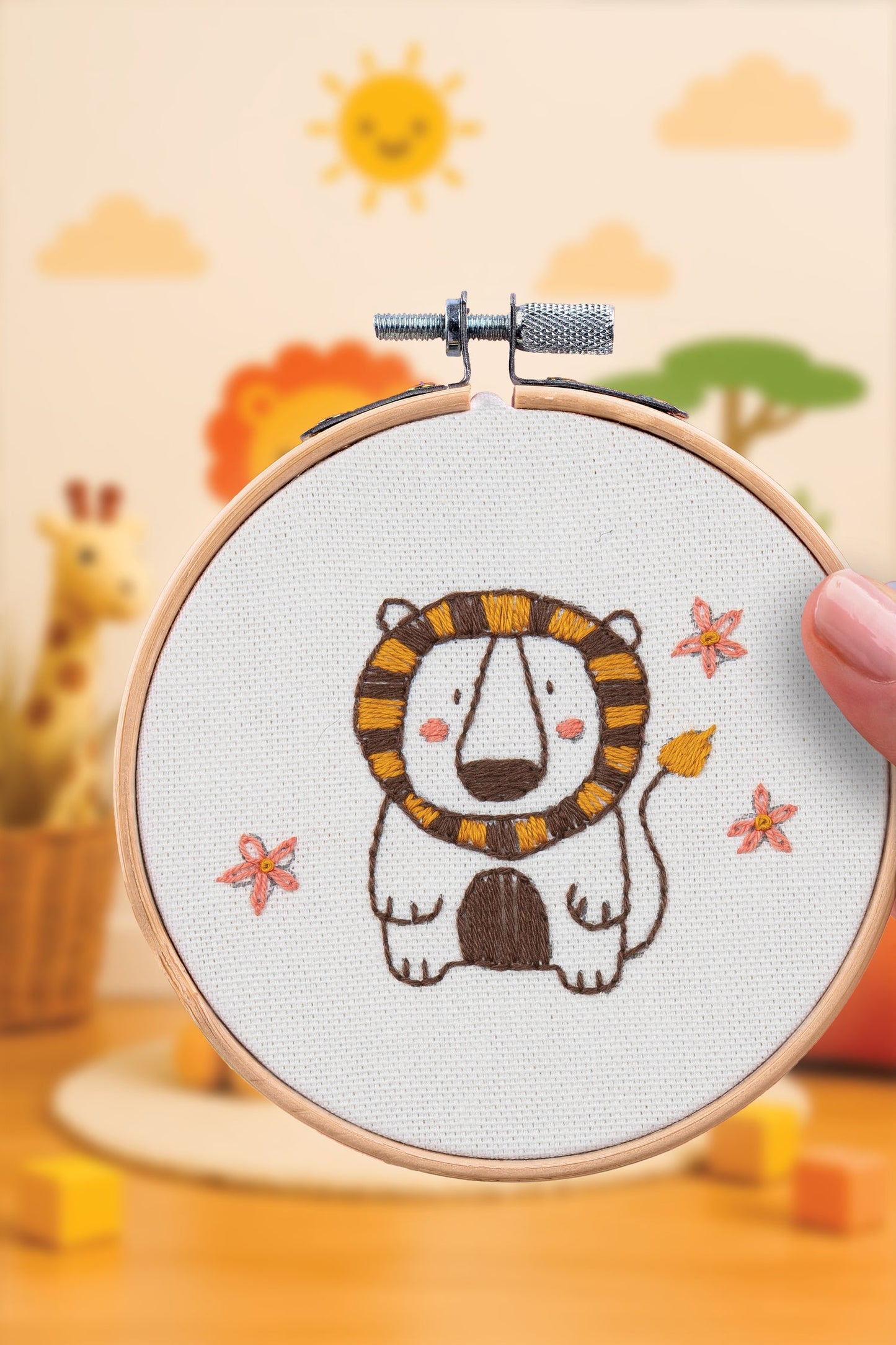 Kit de broderie Lion