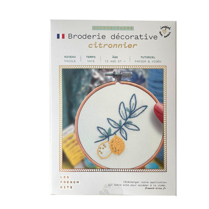 Kit de broderie citronnier
