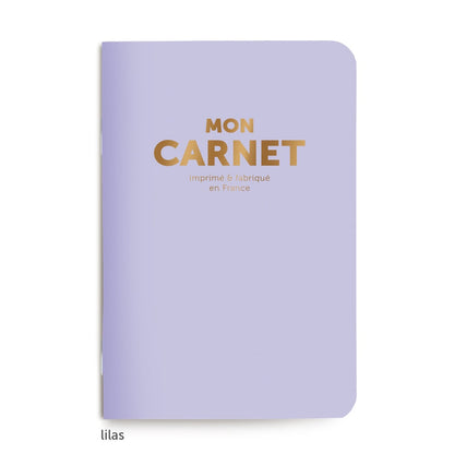 Carnets de poche colorés (couleur au choix)