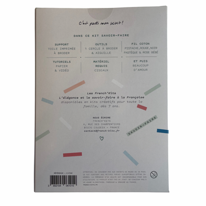 Kit de broderie Oiseau printanier