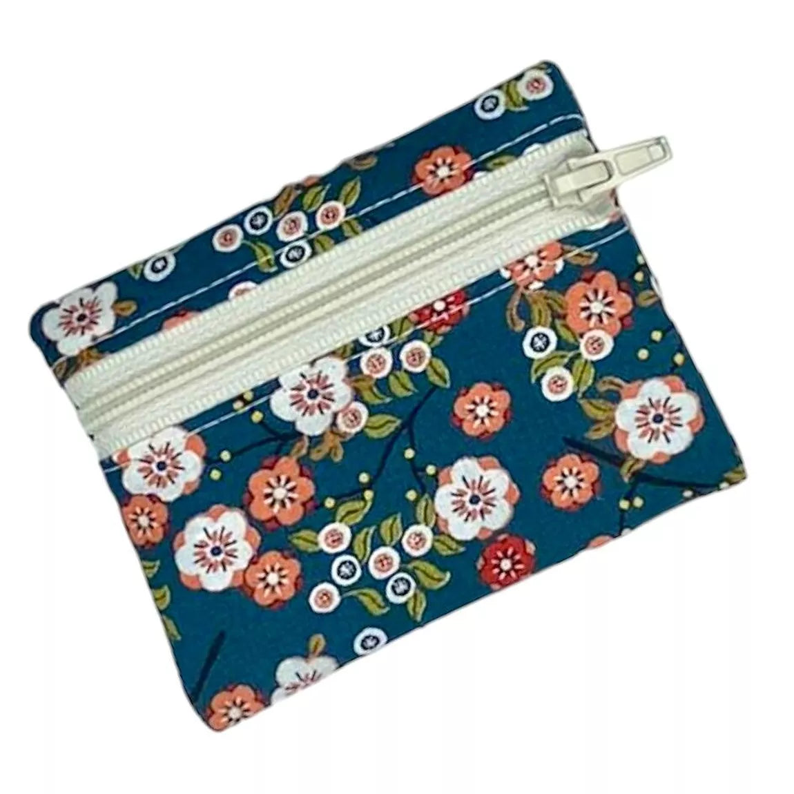 Porte monnaie Kimi pétrole fleuri