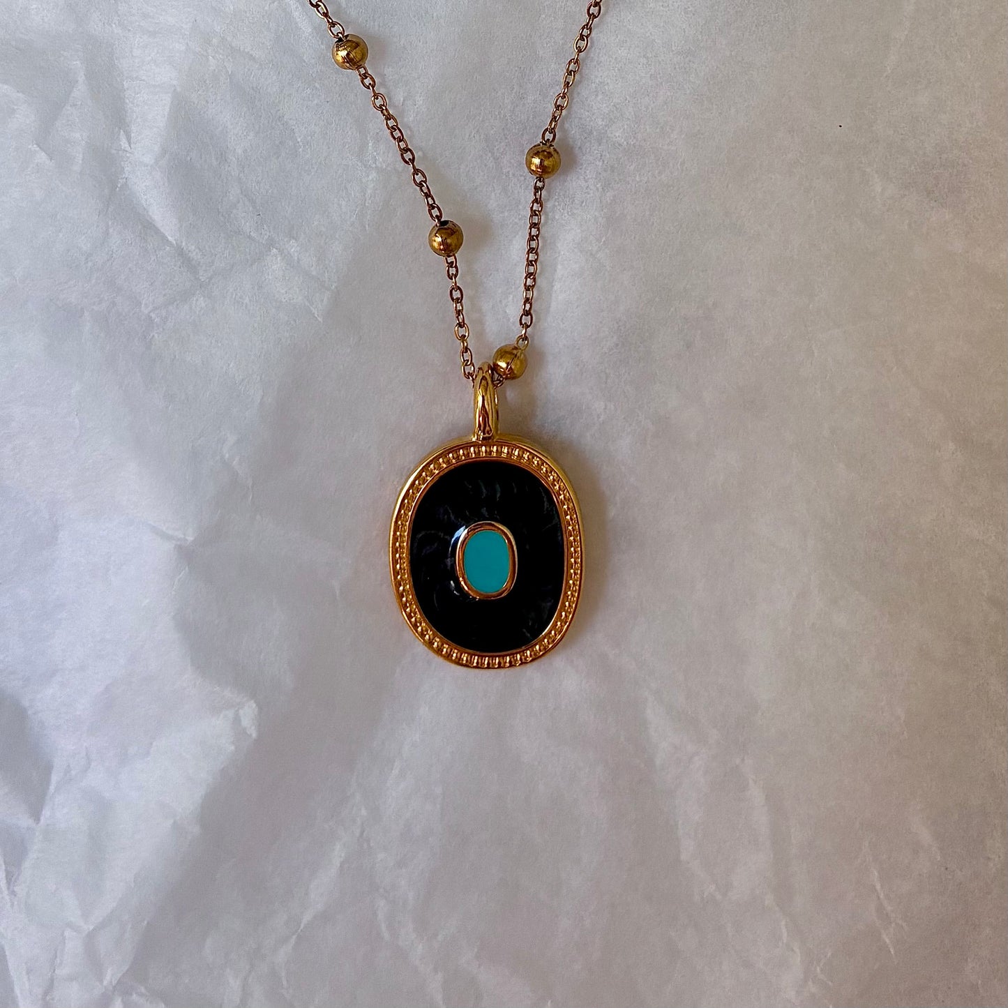 Collier Cyclope noir