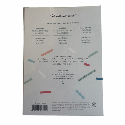 Kit de broderie fraisier