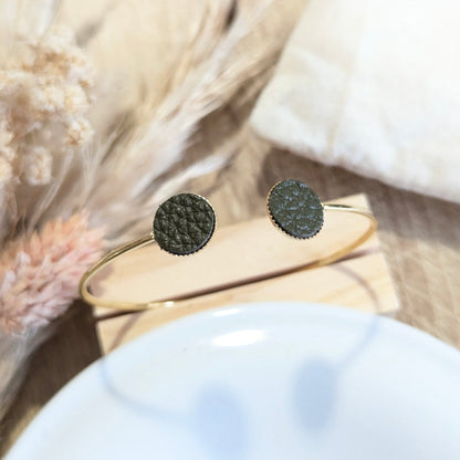 Jonc en cuir (coloris au choix)