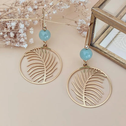 Boucles d’oreilles L’originelle aventurine