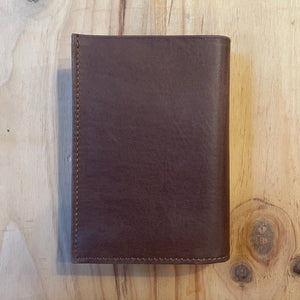 Portefeuille Junior marron lisse