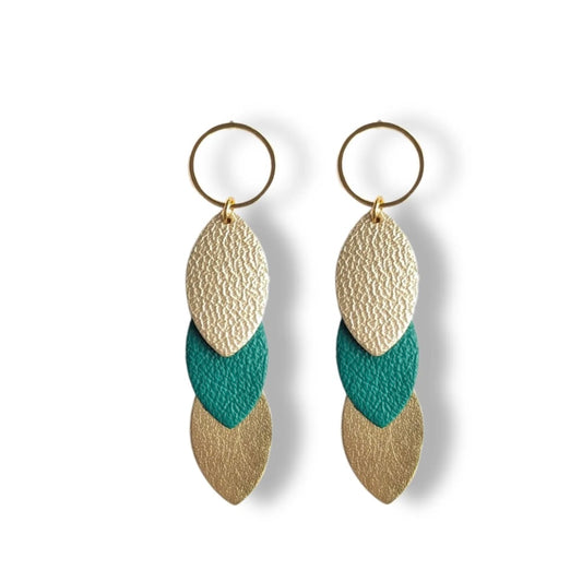 Boucles d’oreilles Ella vert