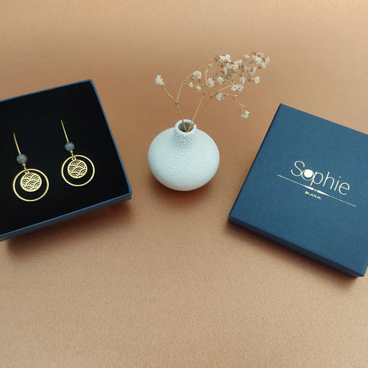 Boucles d’oreilles L’envoûtante Labradorite