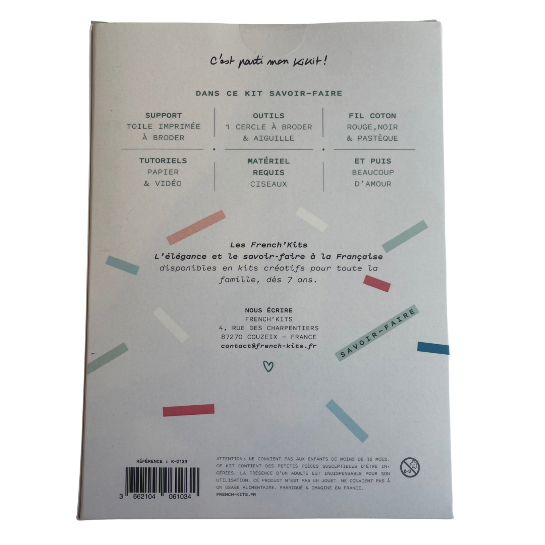 Kit de broderie Grande Fleur