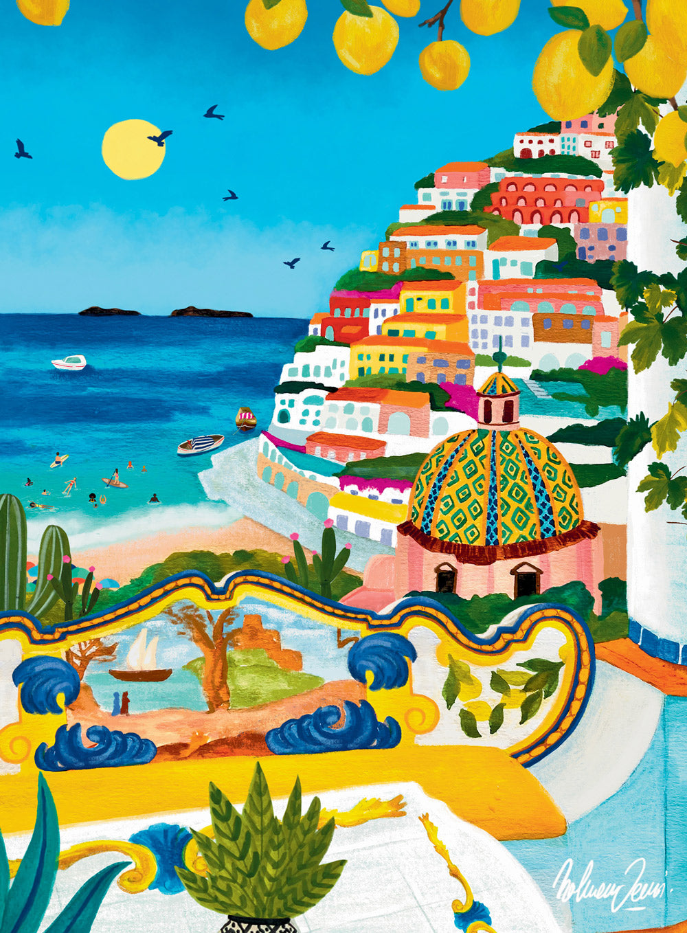 Mini Puzzle- Positano 96 pièces