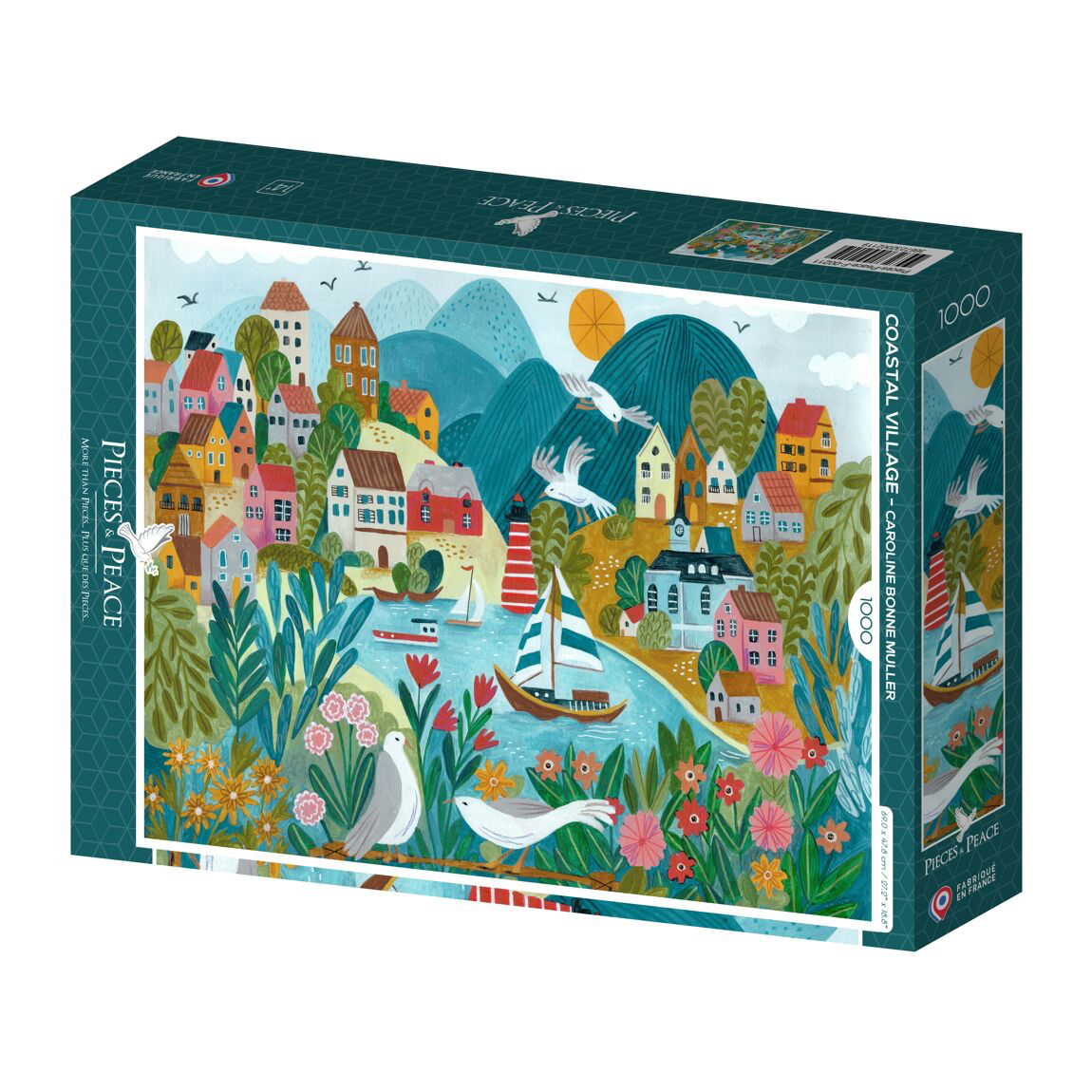 Puzzle Coastal Village 1000 pièces