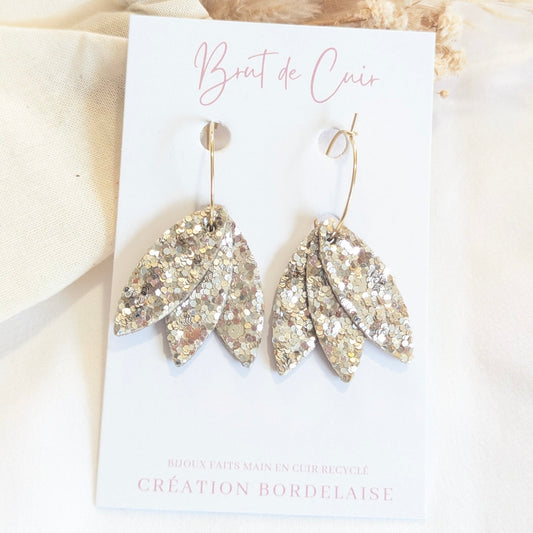 Boucles d'oreilles Anna Argenté Doré