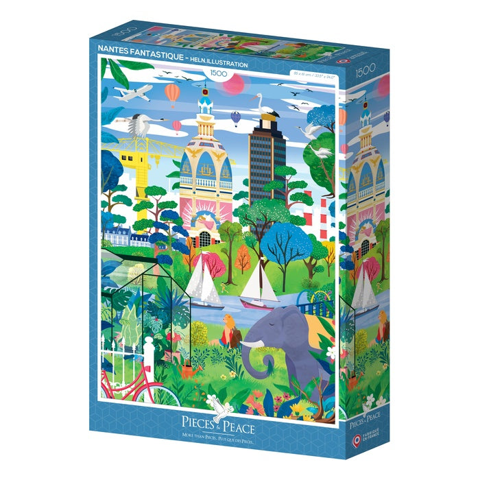 Puzzle Nantes Fantastique 1500 pièces