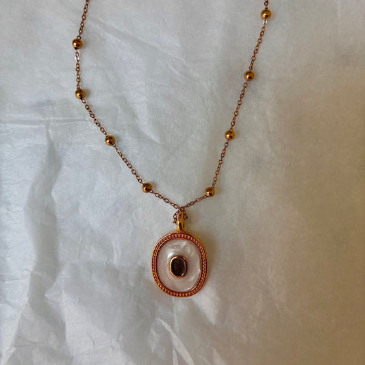 Collier Cyclope blanc