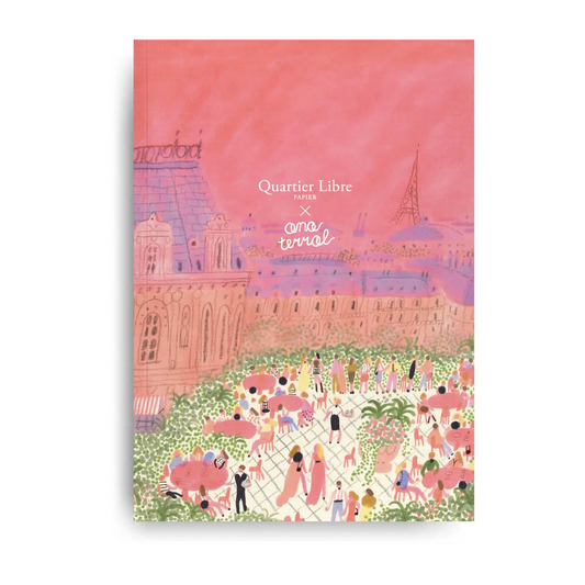 Carnet ligné A5 L'Heure rose Ana Terral X Quartier Libre