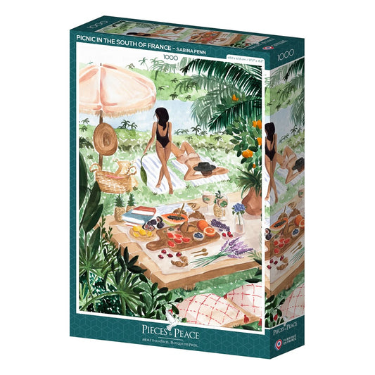 Puzzle Picnic in the south of France 1000 pièces
