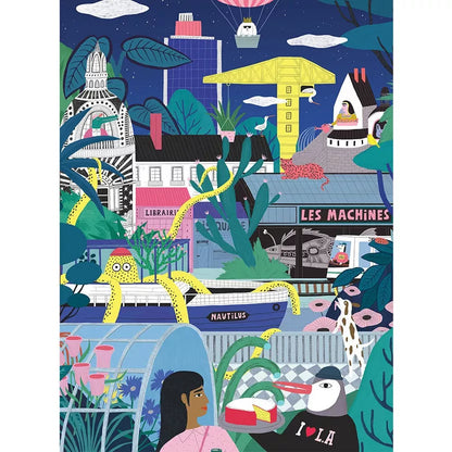 Mini Puzzle Nantes extraordinaire de nuit 96 pièces