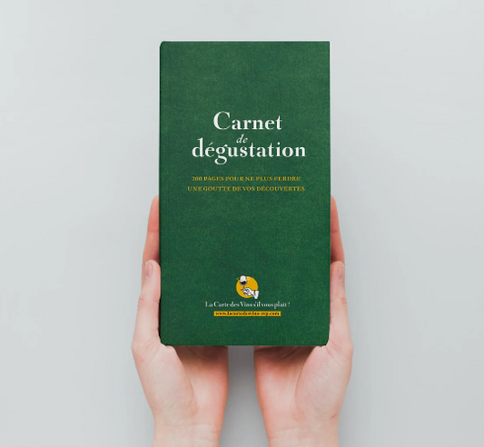 Carnet de dégustation vert - 200 pages