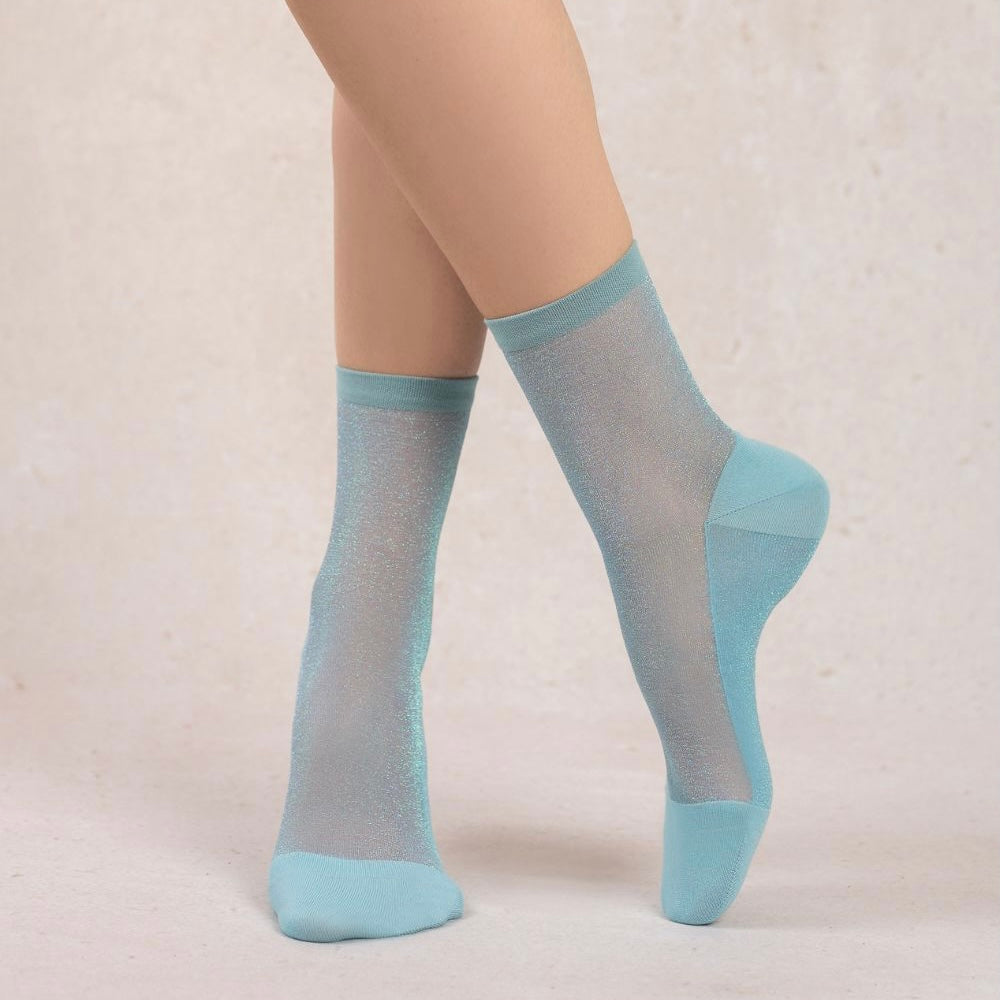 Chaussettes transparentes à paillettes T36/38 / T39/41
