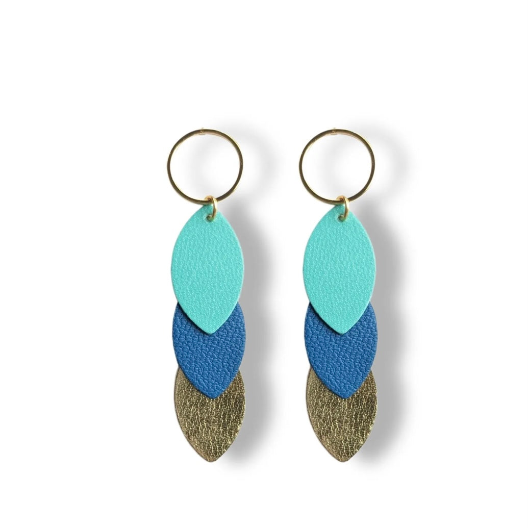 Boucles d’oreilles Ella bleu