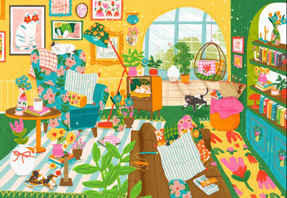 Puzzle Home is where the cats are 1000 pièces