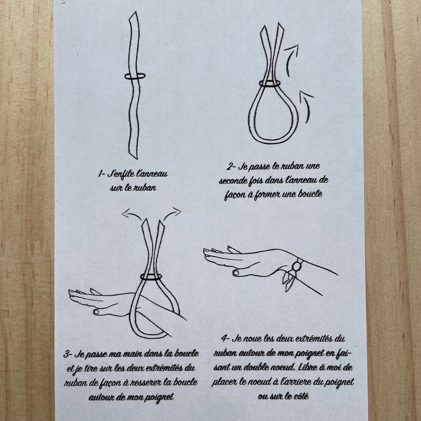 Bracelet ruban N°12