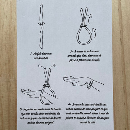 Bracelet ruban N°12
