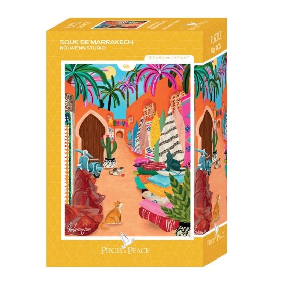 Mini Puzzle Souk de Marrakech 96 pièces