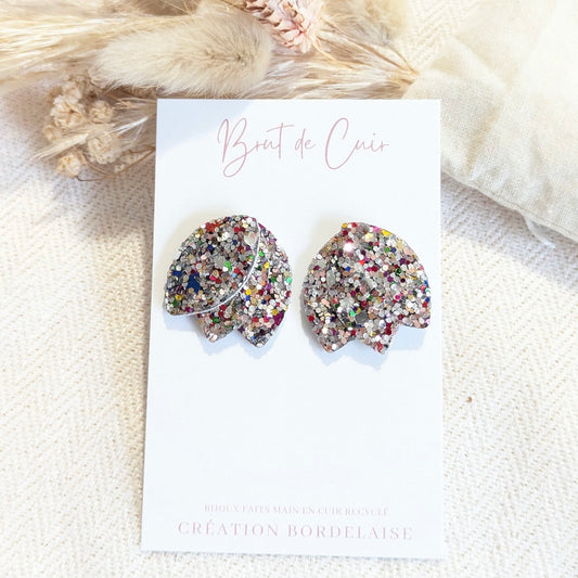 Boucles d’oreilles Romy multicolore