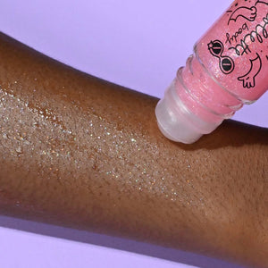 Gel pailleté pour le corps - Framboise