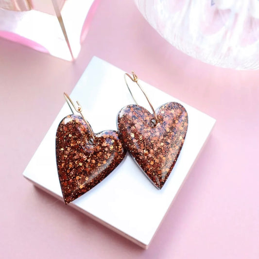 Boucles d’oreilles Mimi moka
