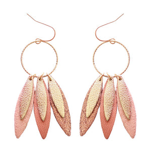 Boucles d’oreilles Cheyenne rose