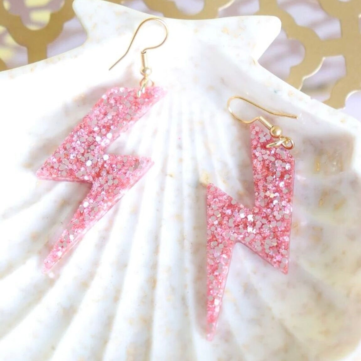 Boucles d’oreilles Rock Rose Argent