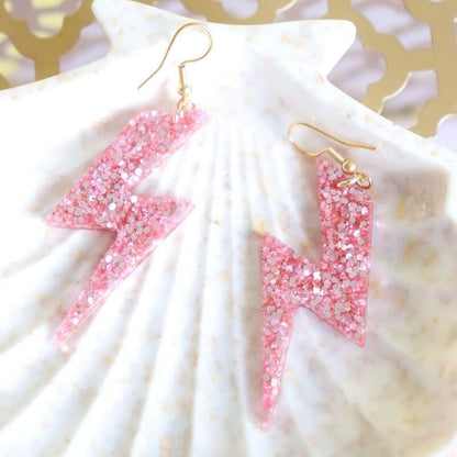Boucles d’oreilles Rock Rose Argent