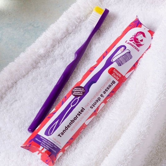 Brosse à dents écologique à tête rechargeable (coloris au choix)