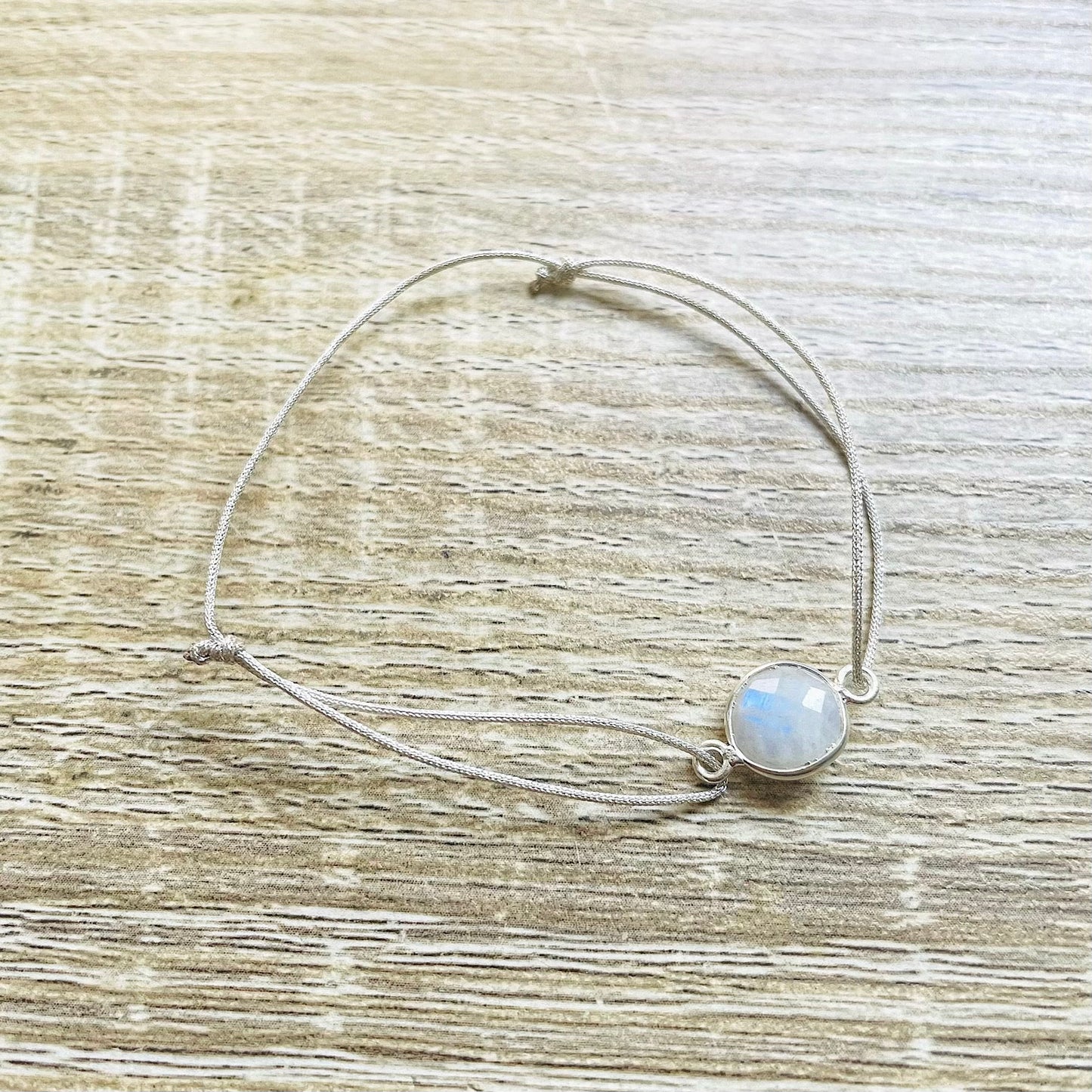 Bracelet Alba Argenté avec pierres semi-précieuses
