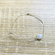 Charger l&#39;image dans la galerie, Bracelet Alba Argenté avec pierres semi-précieuses
