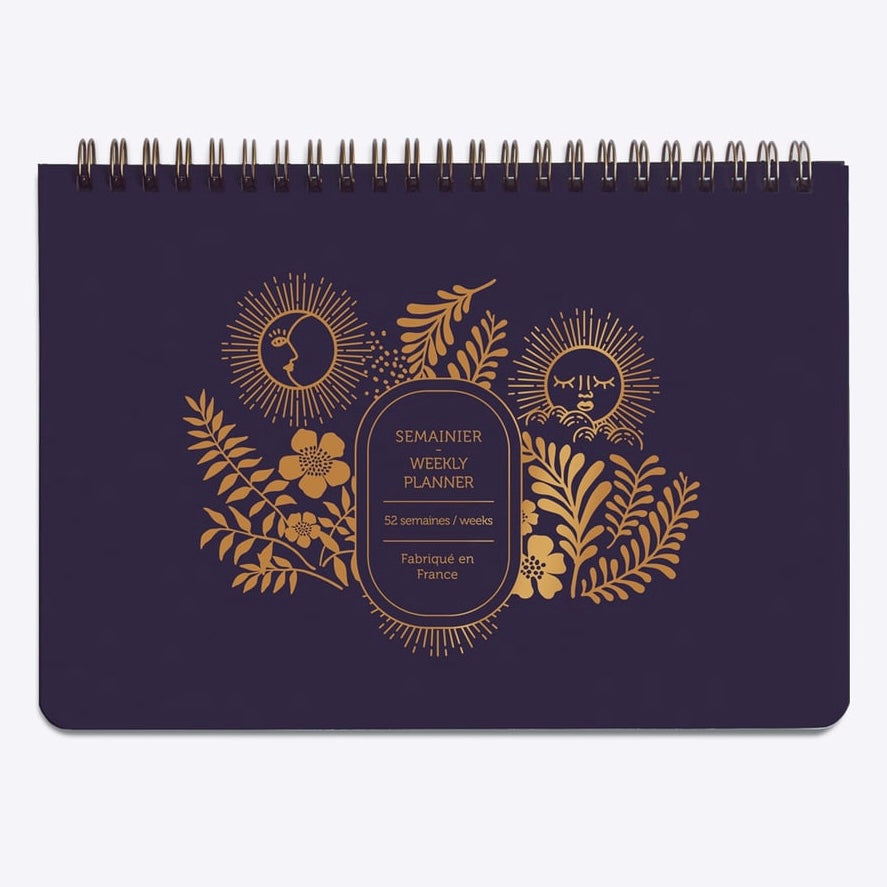 Semainier Solar violet
