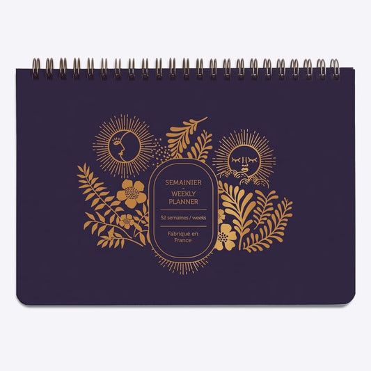Semainier Solar violet