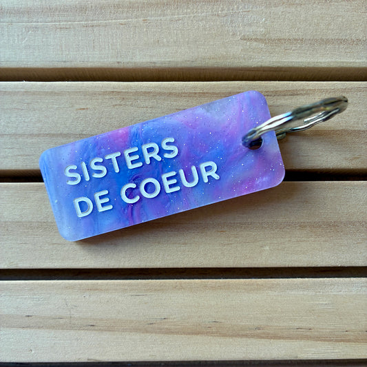Porte-clés Sisters de cœur