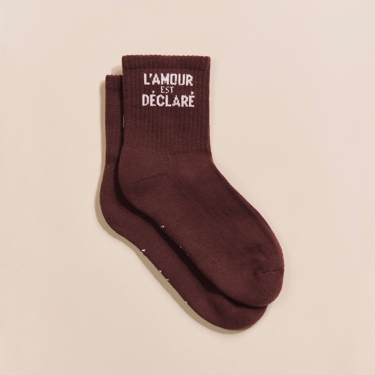 Chaussettes L’amour est déclaré chocolat T36-41