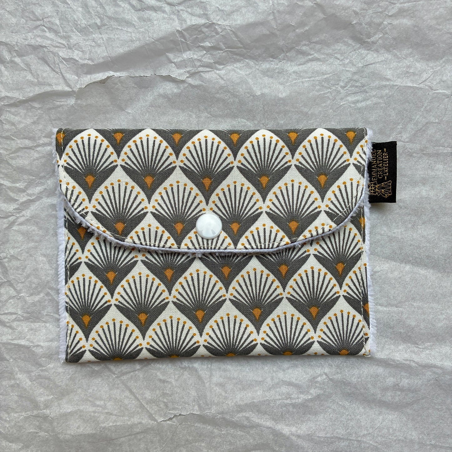 Pochette à savon Géométrique (coloris au choix)